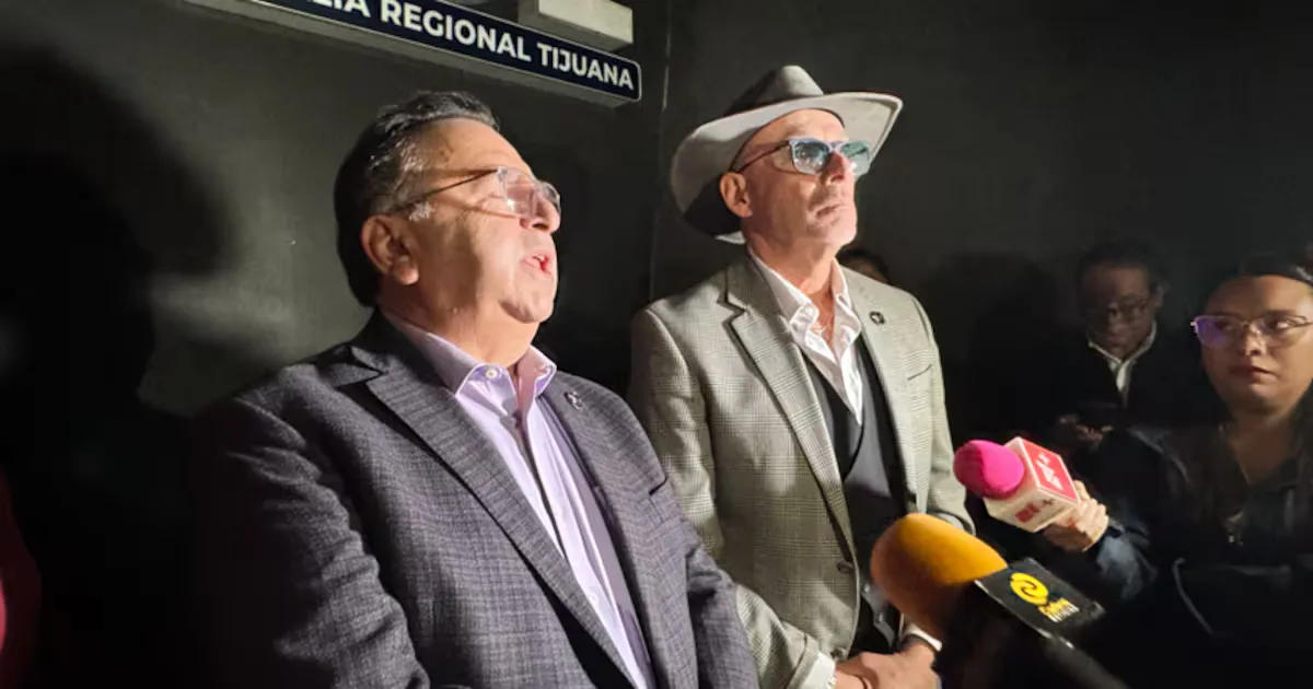 Directivos de Canaco Tijuana y su denuncia por abuso de autoridad policial.