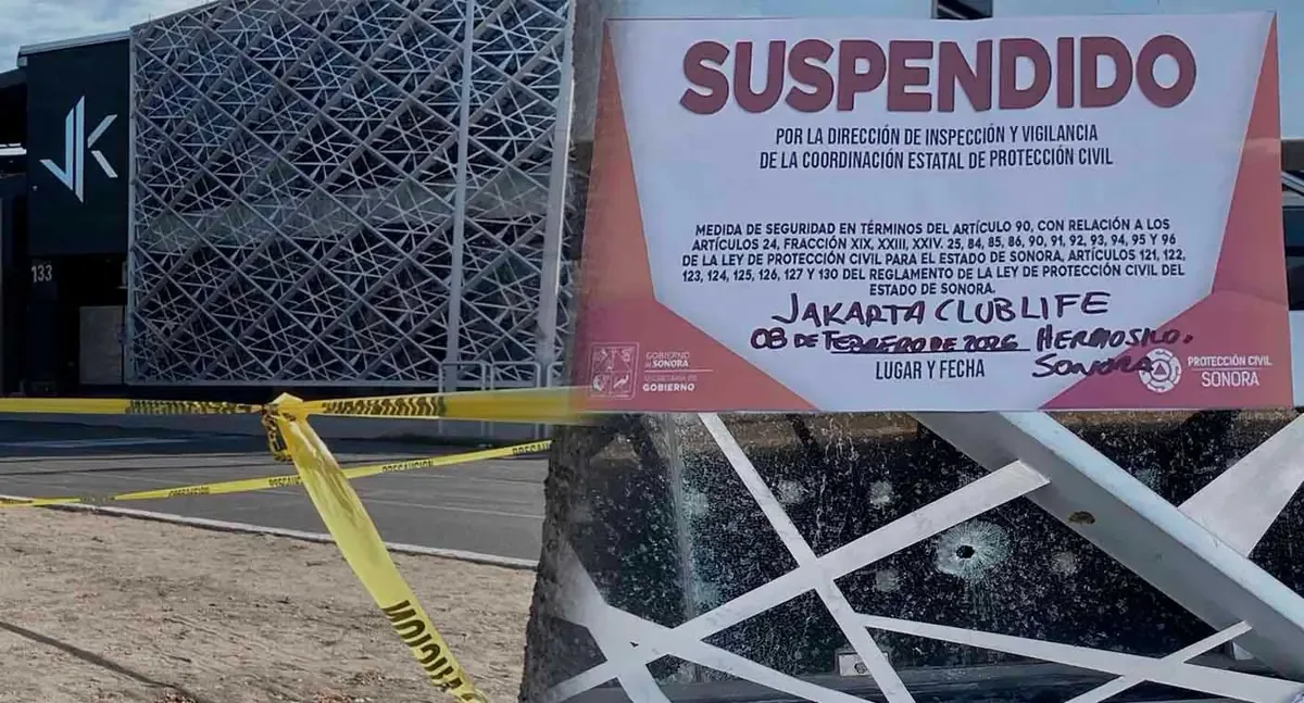 Disparos en centros nocturnos de Hermosillo causan lesiones a una mujer y cierran locales.