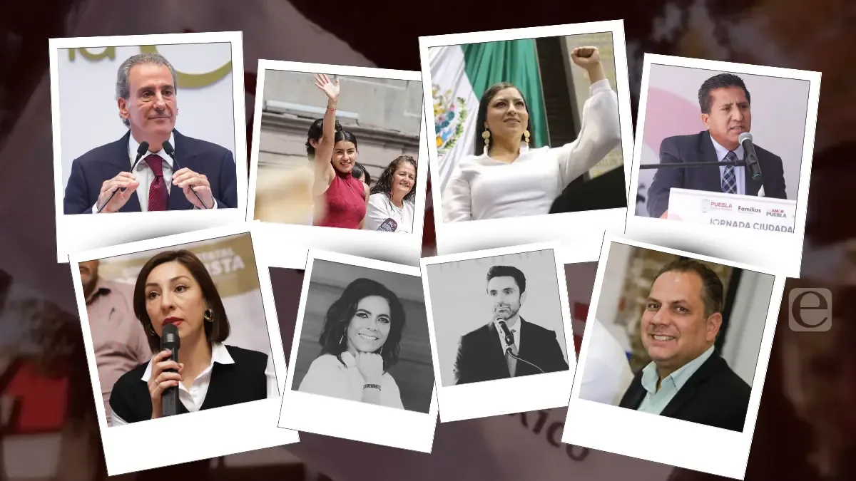 La elección en Puebla se calienta con varios aspirantes morenistas a la alcaldía y sus respectivas trayectorias.