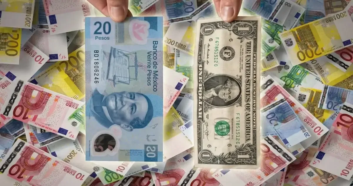 El tipo de cambio del dólar sube mientras el euro se mantiene estable.