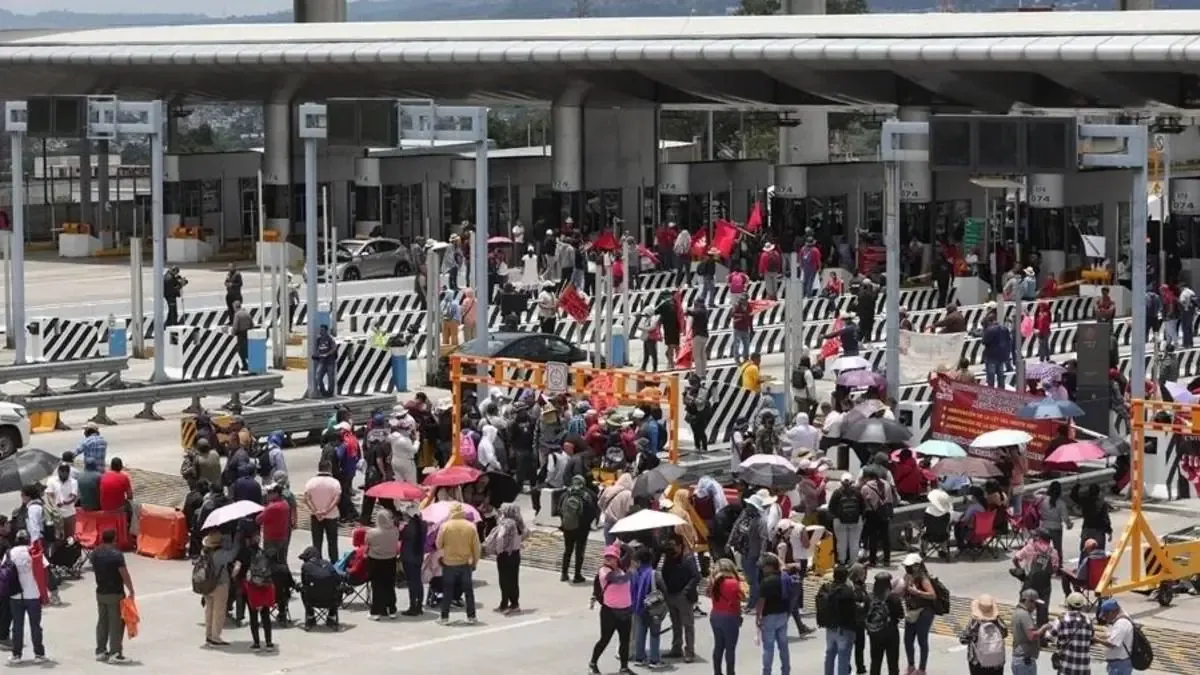 Las manifestaciones de la CNTE se intensifican a días del Mundial de fútbol.