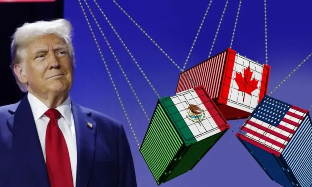Donald Trump discute cuestiones comerciales que afectan a América del Norte.