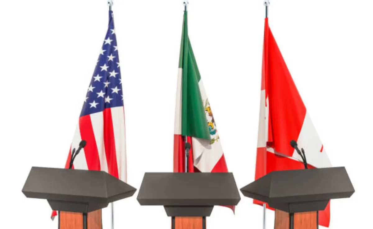 Donald Trump discute posibles cambios al T-MEC en una videoconferencia.