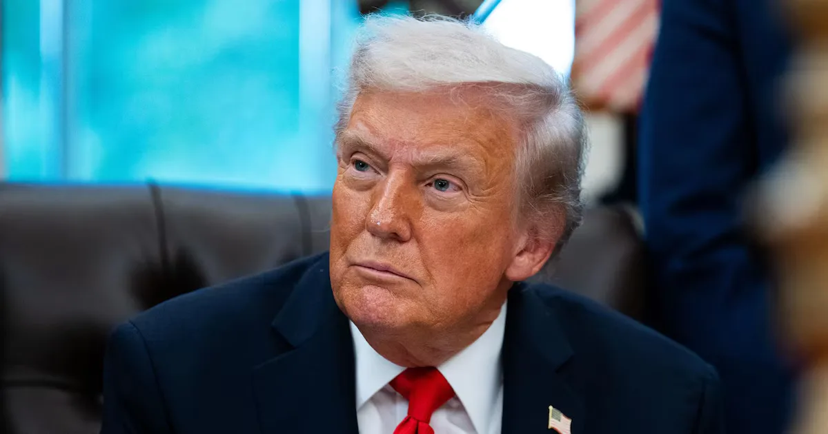 Donald Trump durante un evento sobre estrategias militares en Oriente Medio.