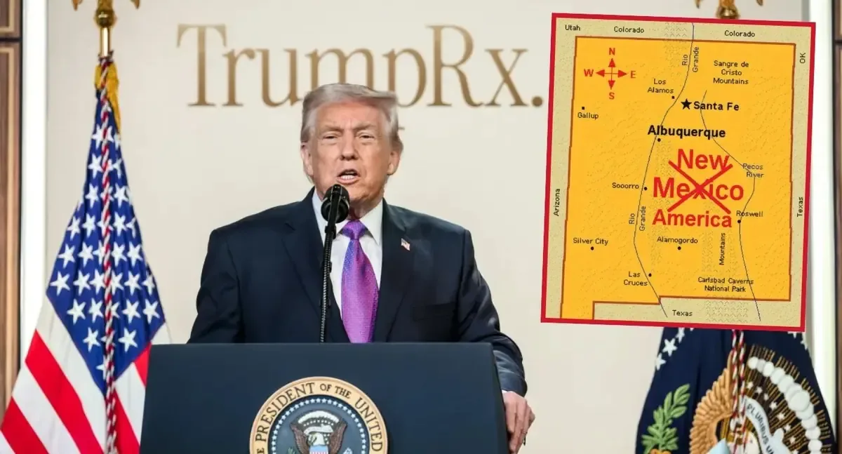 La publicación del expresidente no representa un cambio oficial de nombre para Nuevo México.