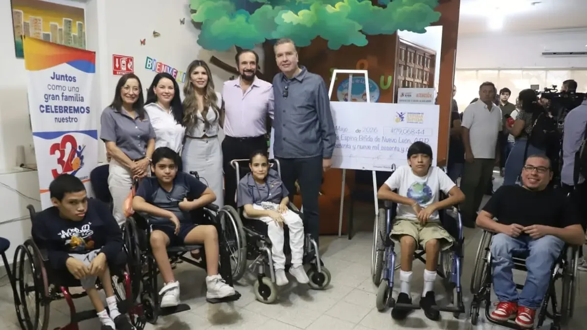 La Asociación de Espina Bífida en Monterrey recibió un apoyo significativo para atender a más de 350 familias.