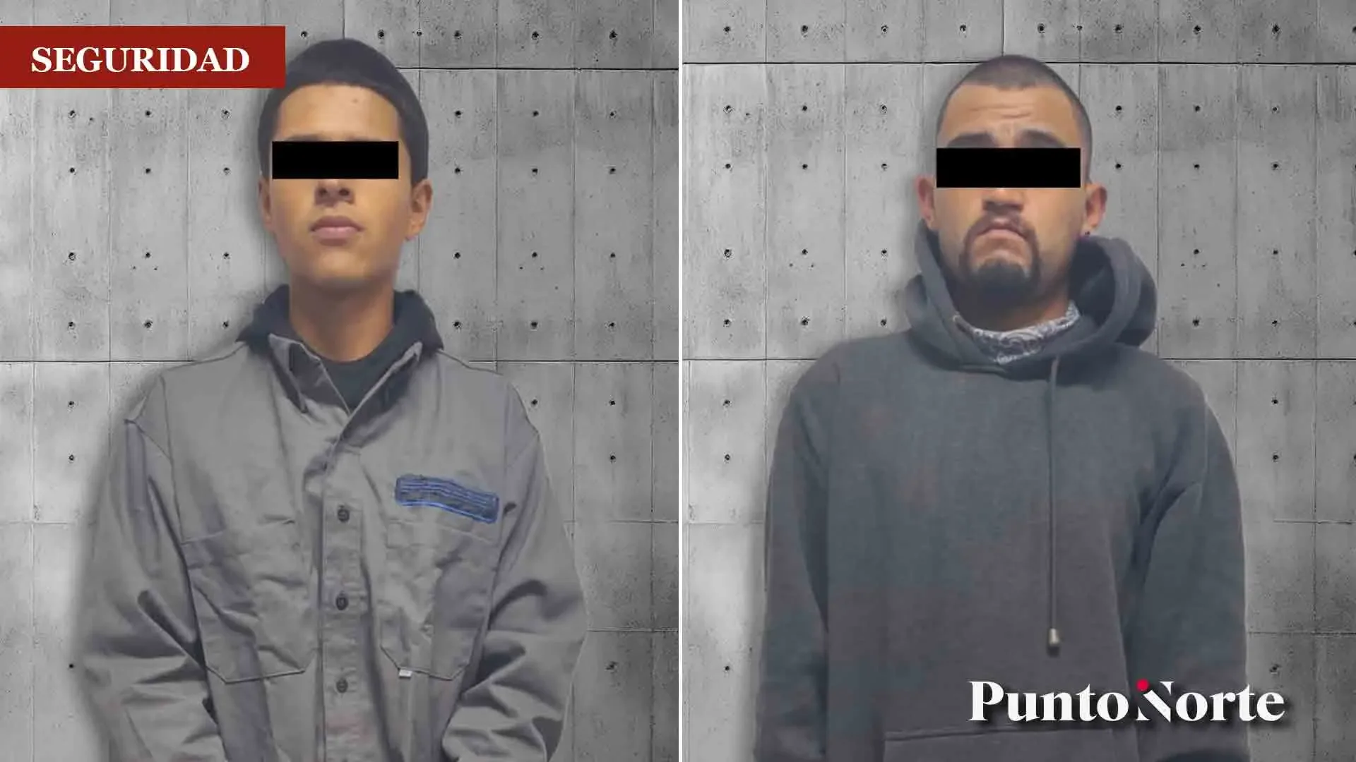 Dos hombres detenidos por asalto armado a mujer en Tijuana.