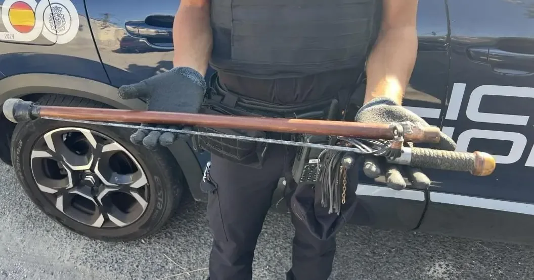 La policía arrestó a los responsables tras localizar los objetos robados.