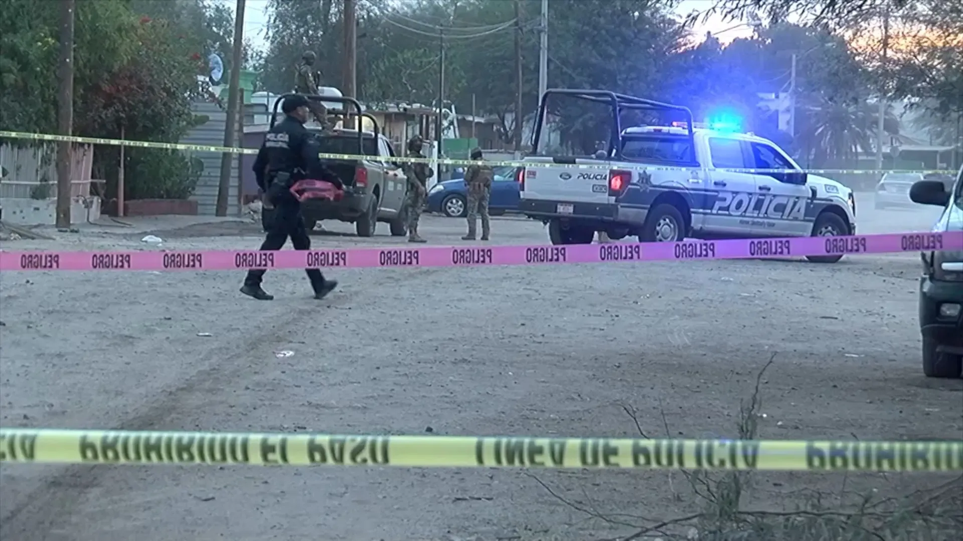 Dos hombres heridos fueron atendidos tras un ataque en la colonia Imperial de Mexicali.