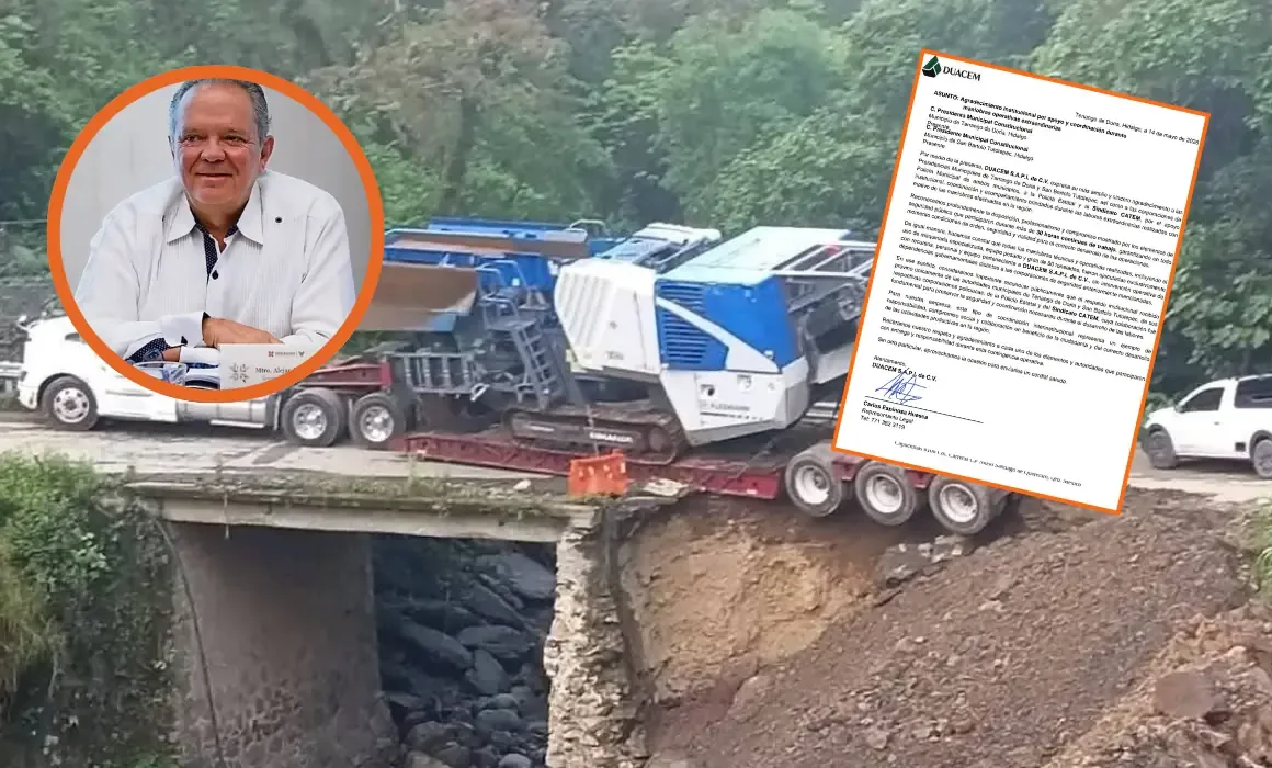 La empresa afirma haber realizado todas las maniobras sin apoyo gubernamental en Tenango de Doria.