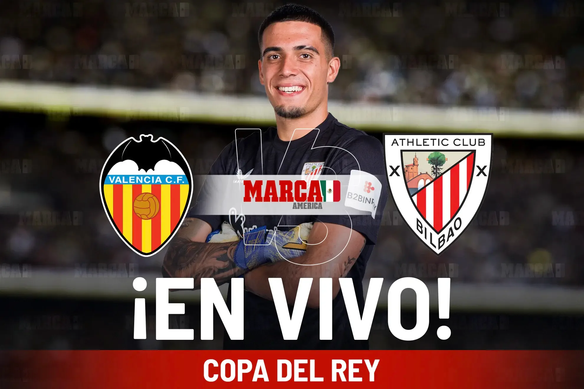 Duelan Valencia y Athletic Club en los Cuartos de Final de la Copa del Rey.