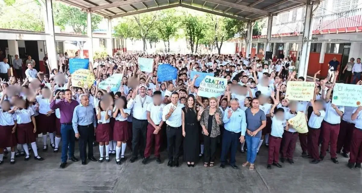 La nueva techumbre busca mejorar el entorno educativo para los estudiantes de la Secundaria Técnica No 54.