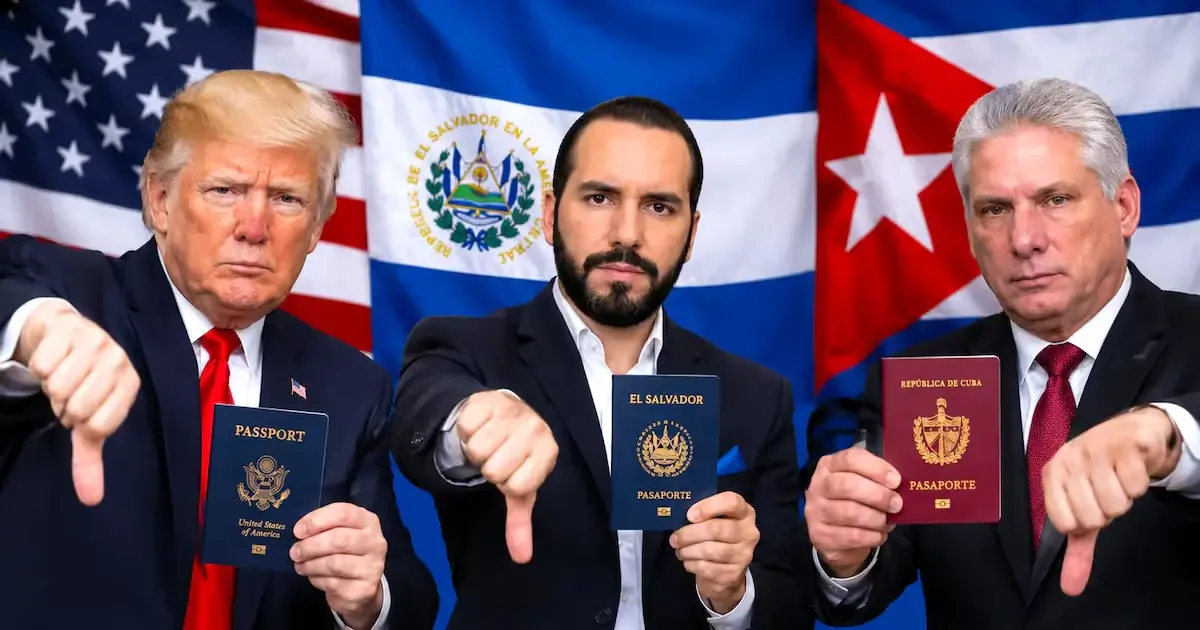 Los requisitos de pasaporte exigen vigencia y buen estado en tres países.