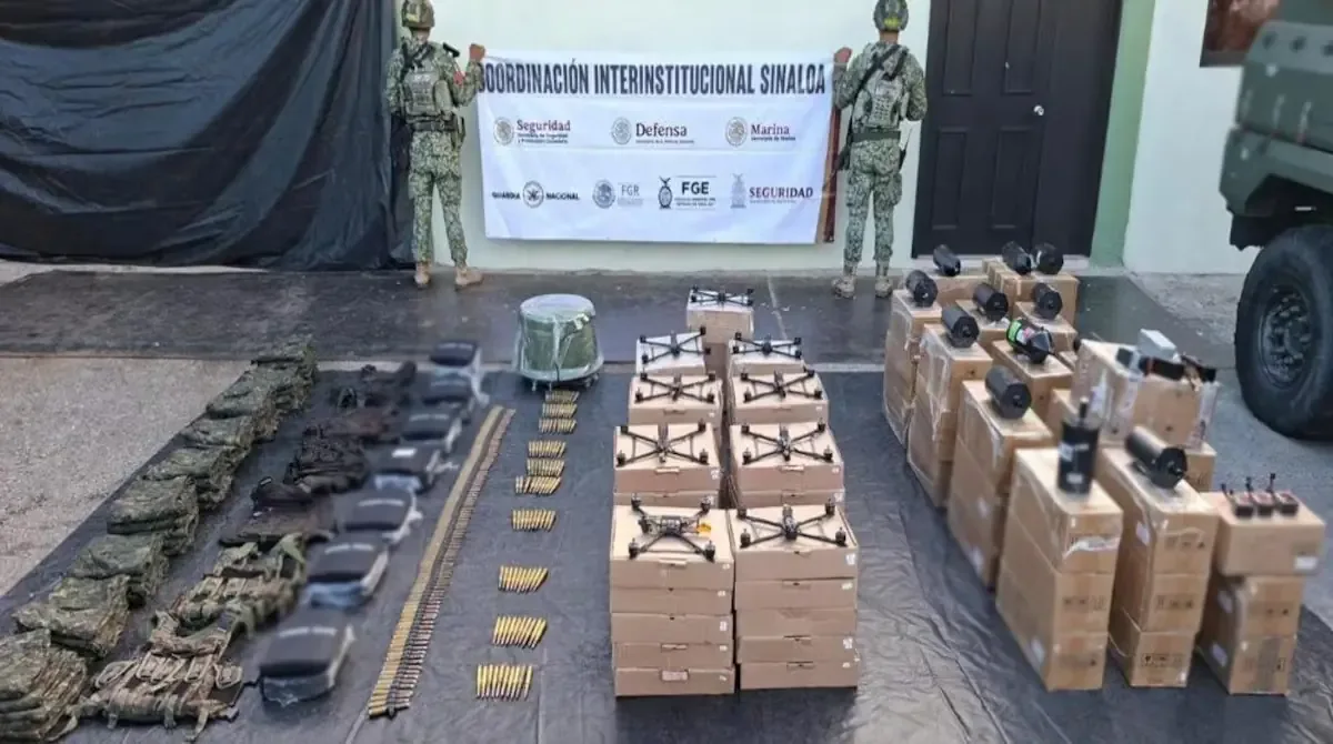 La incautación de drones se enmarca en los esfuerzos contra el crimen organizado en el país.