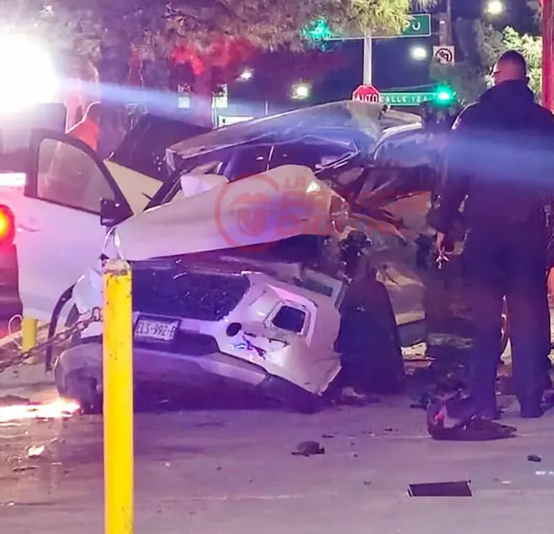 El accidente en la avenida 20 de Noviembre dejó dos muertos relacionados con la UACH.