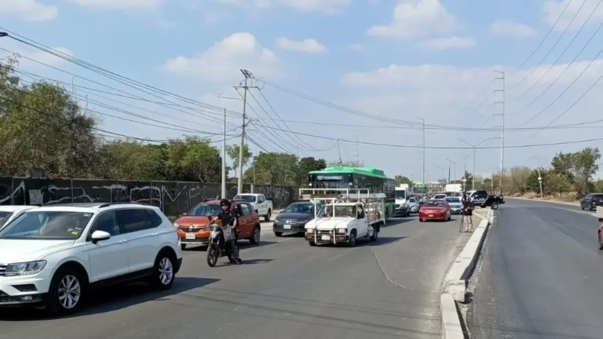 El accidente ocurrió en una zona de alto tráfico cerca del Aeropuerto.