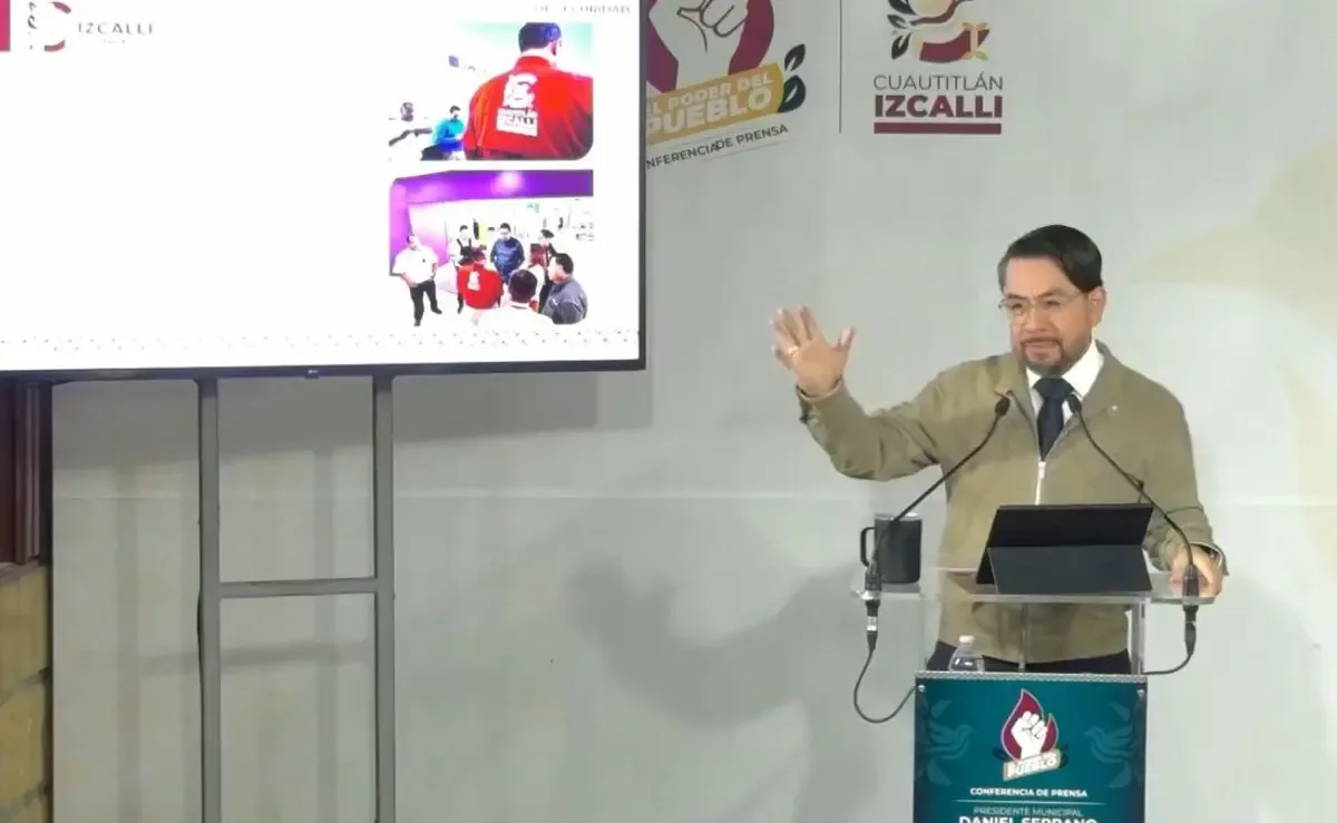 "El alcalde Daniel Serrano Palacios supervisa medidas de seguridad en Cuautitlán Izcalli."