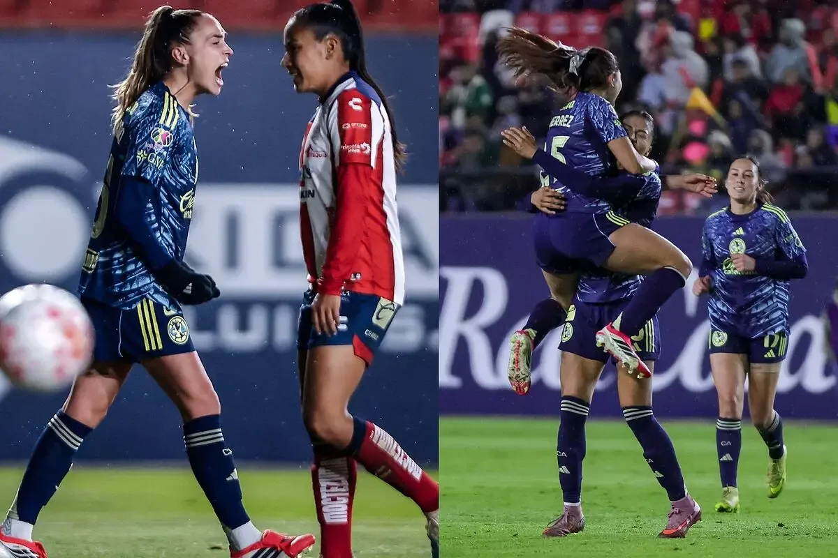 El América Femenil celebra su victoria que las coloca en la cima del Clausura 2026.