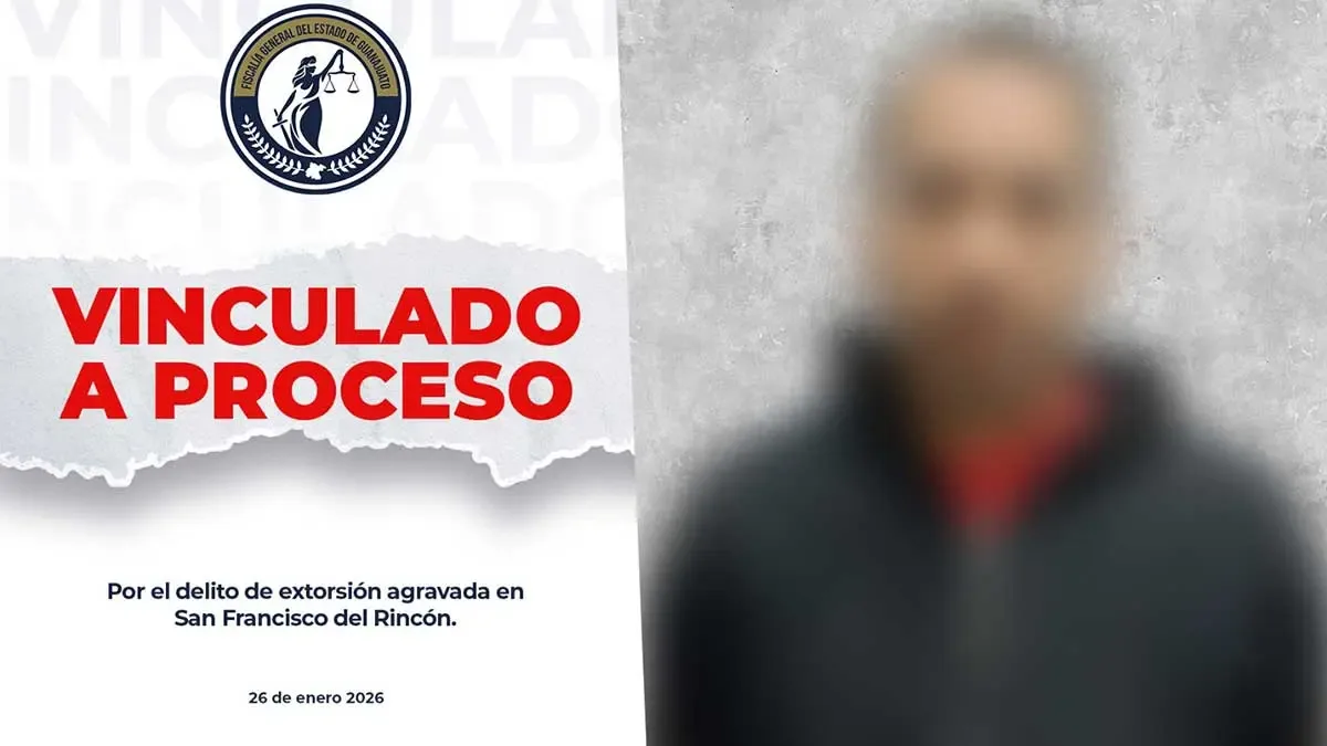 El arresto de Óscar Francisco “N” en San Francisco del Rincón por extorsión agravada.