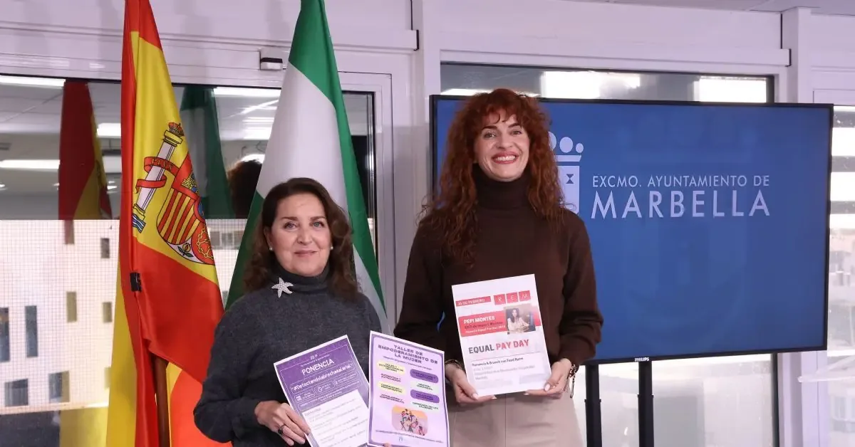 El Ayuntamiento de Marbella promueve la reducción de la brecha salarial de género con seis iniciativas durante febrero.