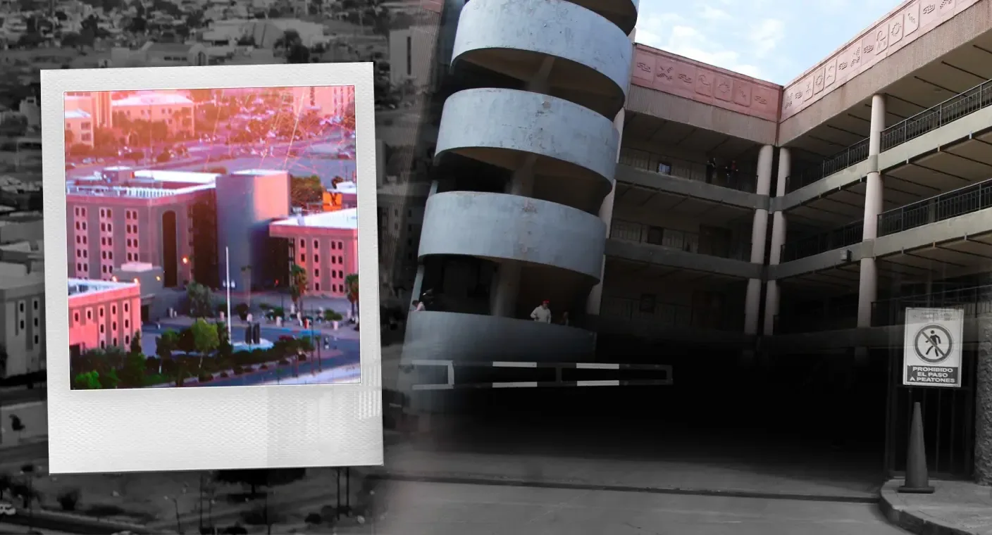 El Centro de Gobierno en Hermosillo, construido en 1997, muestra signos de desgaste.