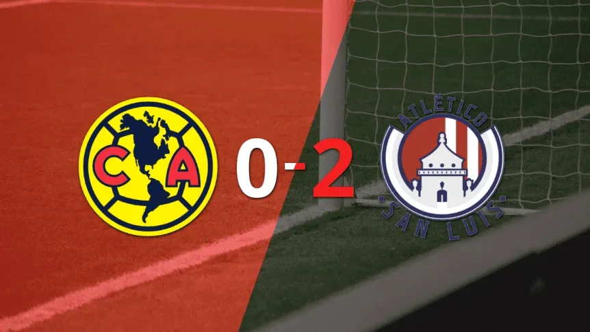 El Club América enfrenta una dura derrota frente al Atlético de San Luis en el Clausura 2026.