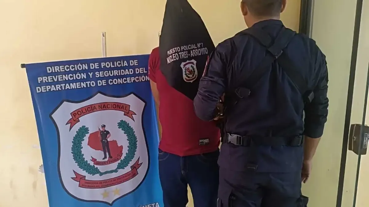 El detenido se entregó en Horqueta y tenía una orden de captura desde 2010.