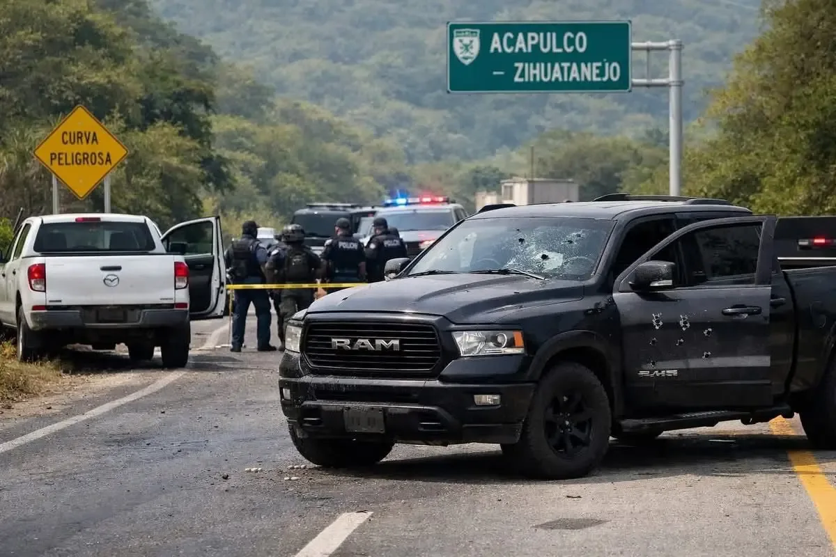 El director de Seguridad Pública de Benito Juárez, Yosdin Jacobo Gil Huitz, tras el ataque.
