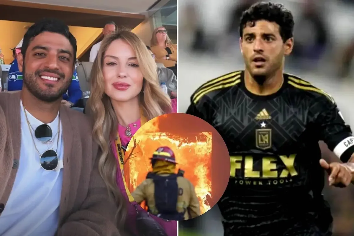 El exfutbolista disfrutó del evento mientras su familia se recupera de un devastador incendio.
