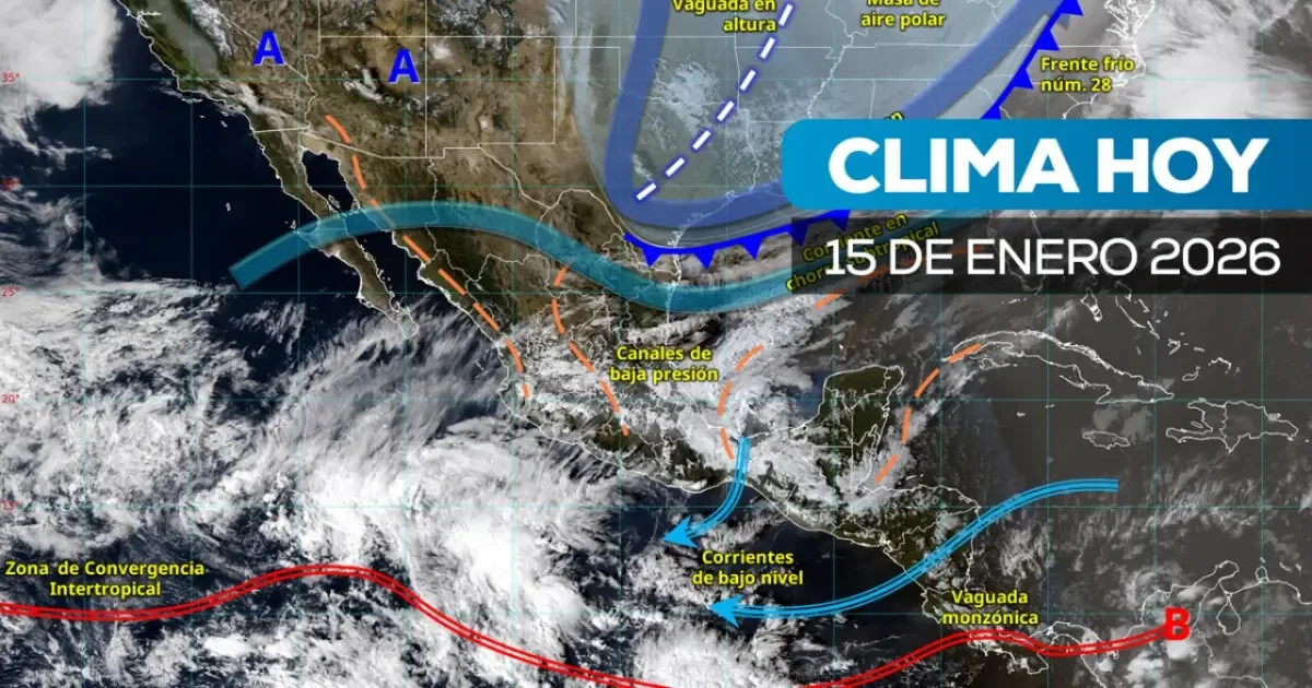 El frente frío 28 está generando condiciones climáticas severas en diversas regiones de México.