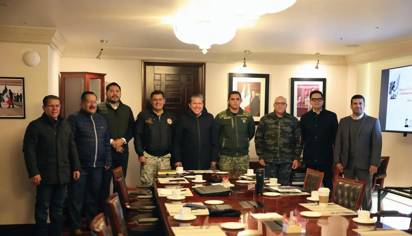 El gobernador David Monreal durante el anuncio de la nueva estrategia de seguridad.