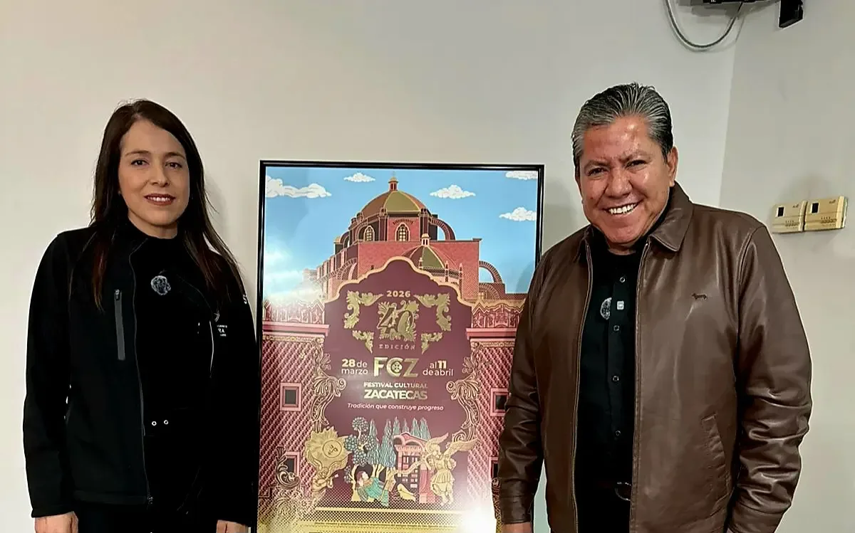 El Gobernador David Monreal Ávila durante el anuncio del Festival Cultural Zacatecas 2026.
