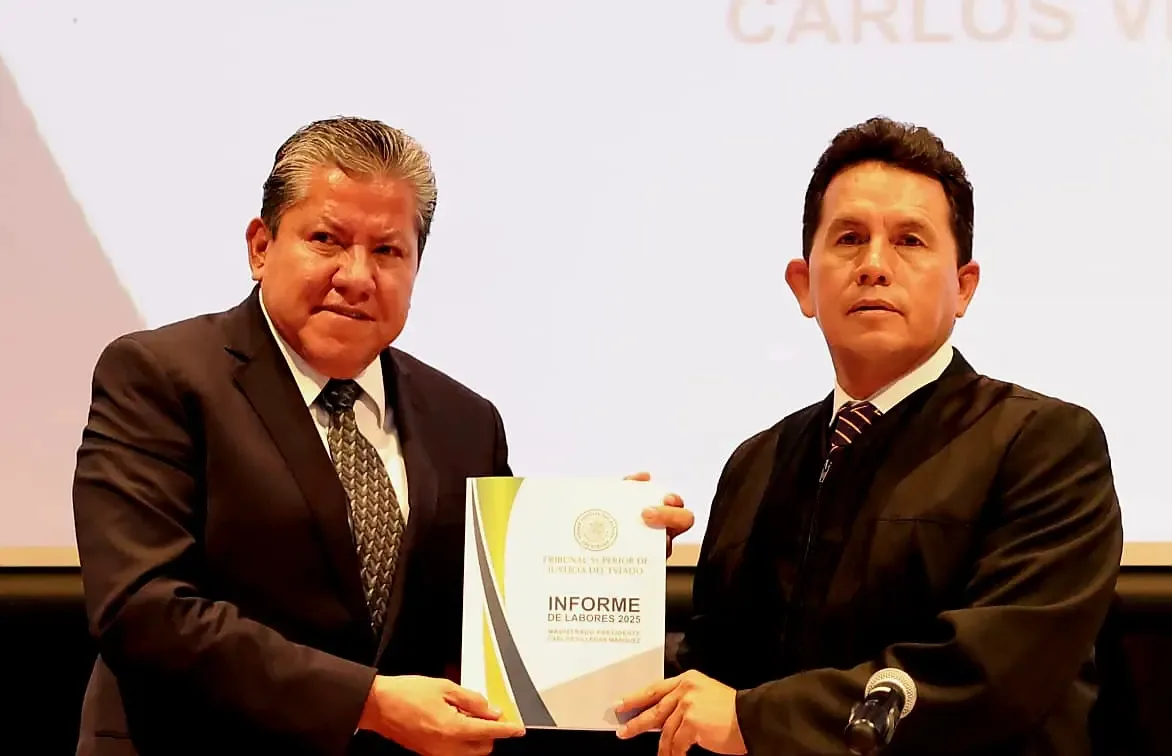 El Gobernador David Monreal Ávila durante su discurso en Zacatecas.