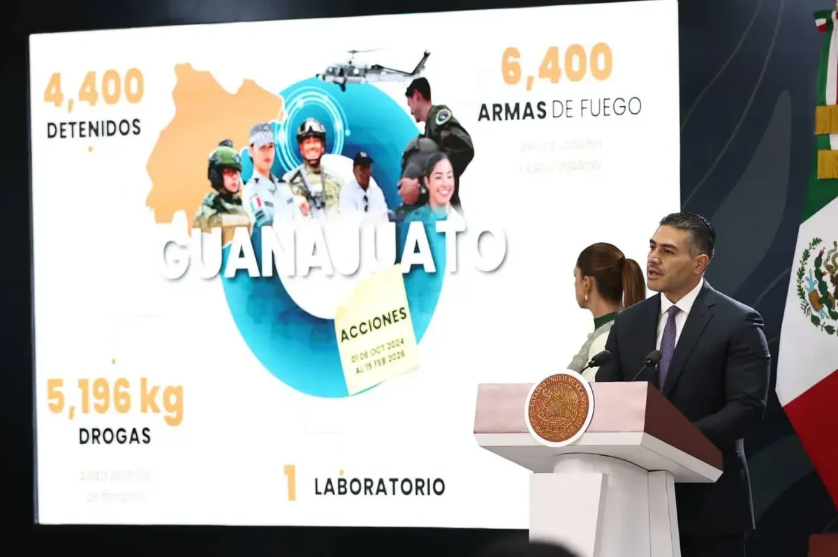 El Gobierno de México refuerza esfuerzos en Guanajuato para combatir el crimen organizado.