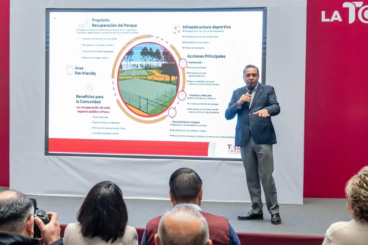 El gobierno municipal impulsa la rehabilitación de parques y el abasto de agua.