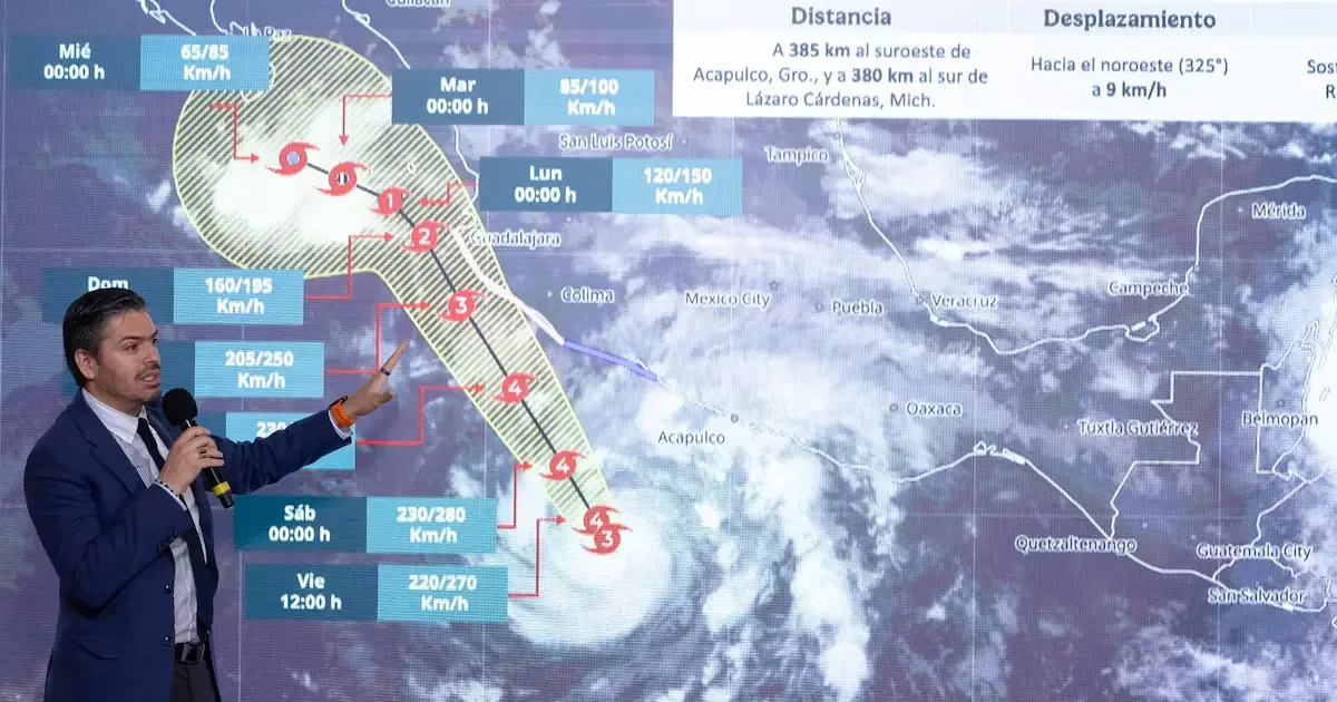 Los habitantes de las costas de Jalisco deben extremar precauciones ante la llegada del fenómeno meteorológico.