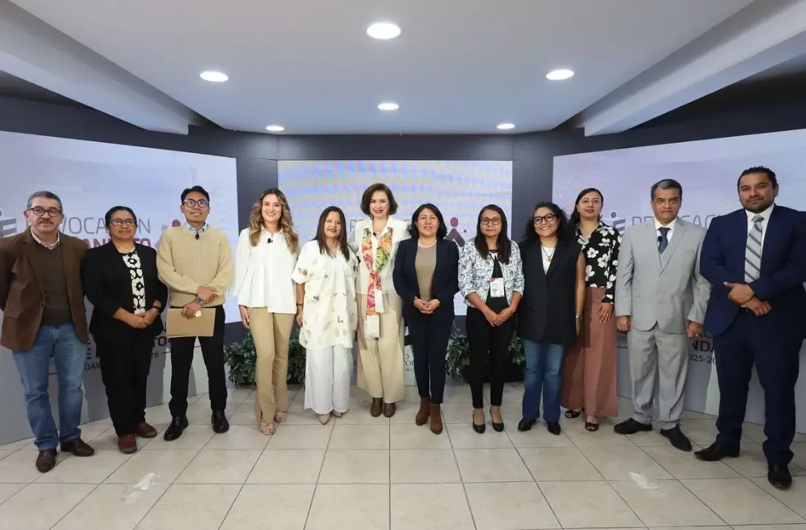El IEEPCO organiza el segundo foro sobre revocación de mandato en Oaxaca.