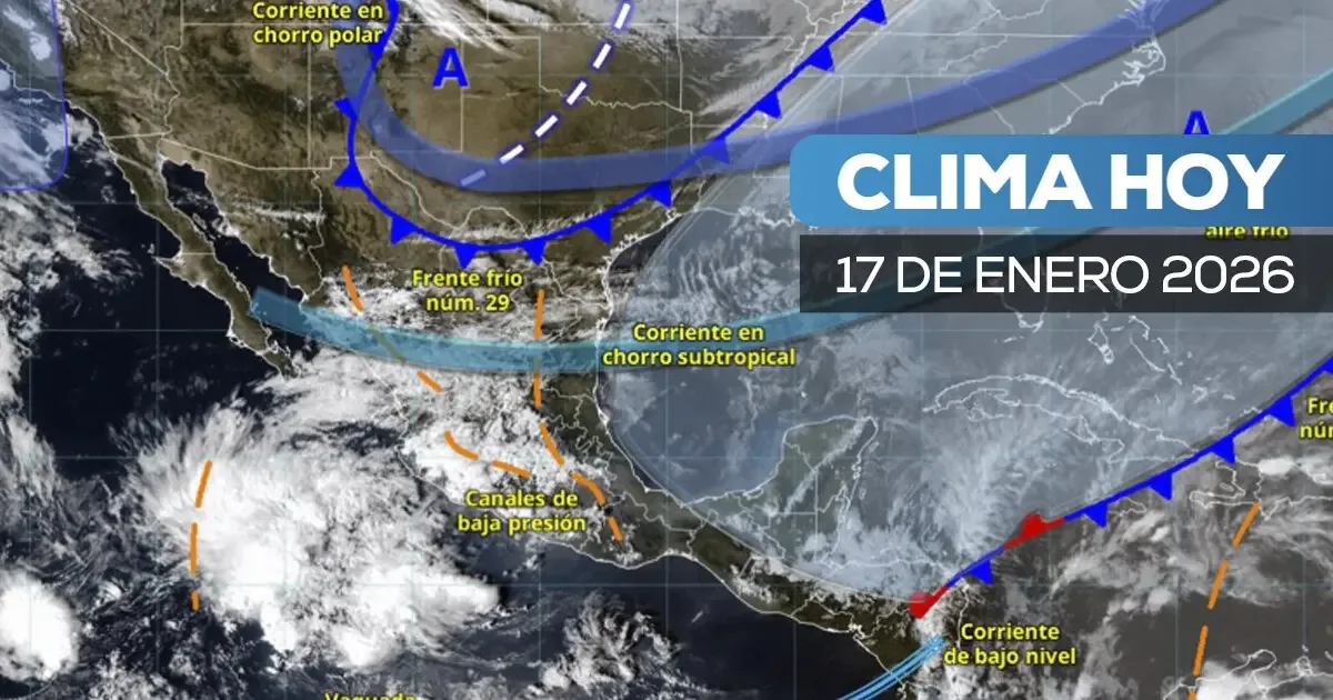El impacto del frente frío 29 traerá lluvias y descensos de temperatura en todo México.