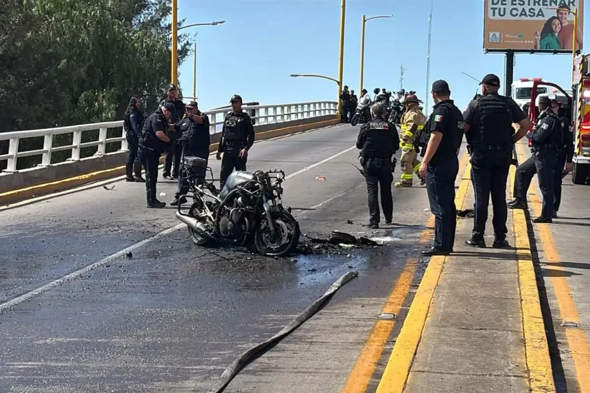 El incidente causó alarma en la zona, pero la oficial se encuentra en buen estado.