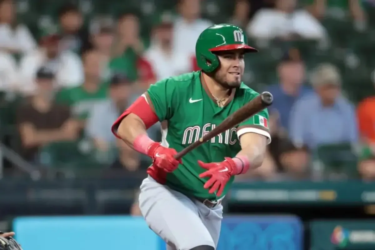 El infielder Jonathan Aranda impulsó a México con un HR en el Clásico Mundial de Beisbol.