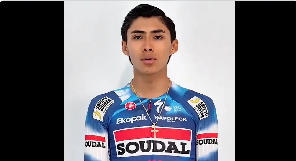El joven ciclista mexicano se une al Soudal Quick-Step y espera inspirar a la próxima generación de ciclistas en México.