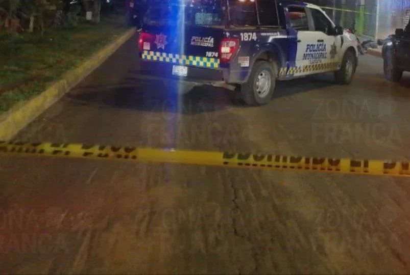 El lugar del ataque armado en Irapuato fue acordonado por las autoridades.