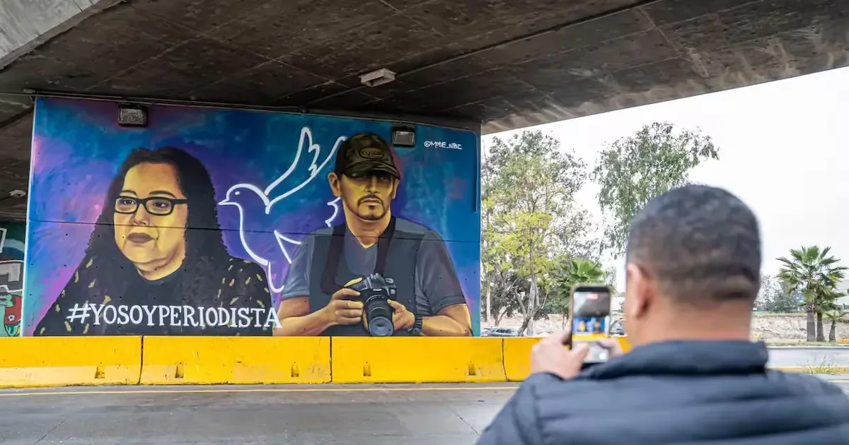 El mural, impulsado por "Yo Sí Soy Periodista", busca dignificar el trabajo periodístico y honrar a los periodistas asesinados.
