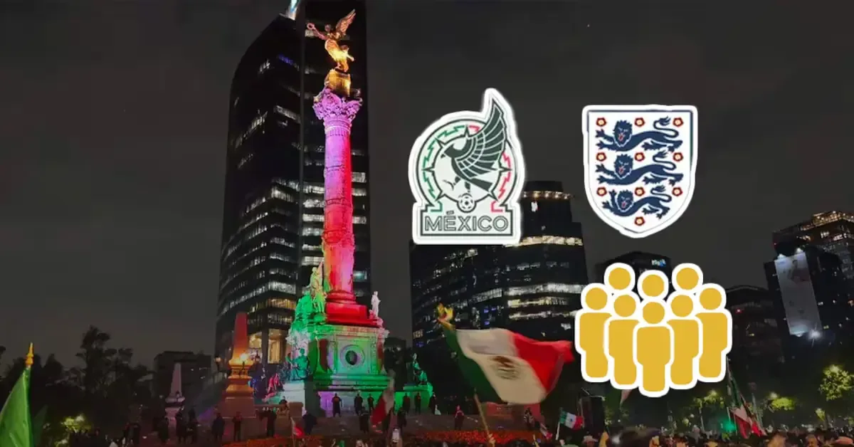 Se implementarán medidas de seguridad para festejos del partido México vs Inglaterra.