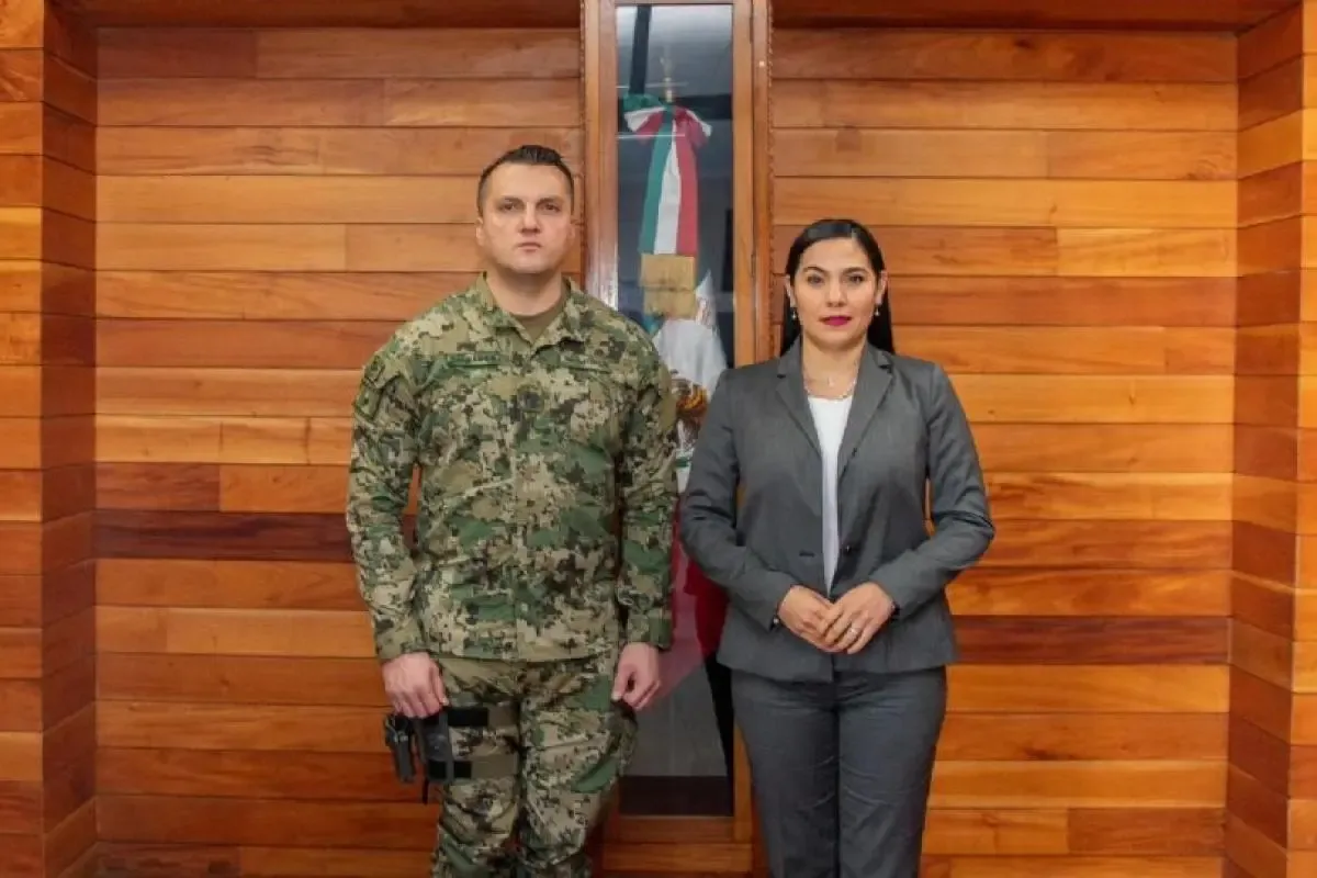 El nuevo titular de Seguridad Pública de Colima, Fabián Ricardo Gómez Calcáneo, asume el cargo.