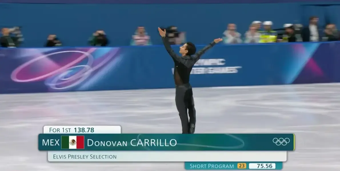 El patinador mexicano cautivó con una emotiva rutina inspirada en Elvis Presley.