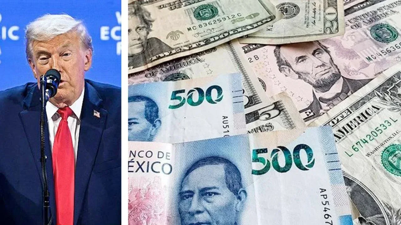 El peso mexicano cierra su cotización a 17.49 unidades por dólar el 21 de enero de 2026.