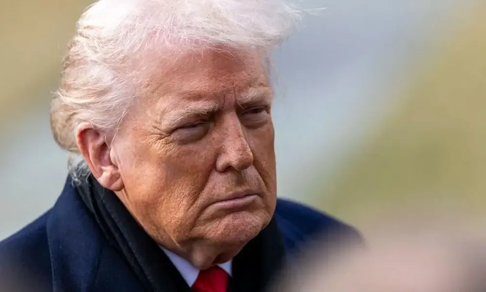 El presidente Donald Trump durante la presentación de su orden ejecutiva sobre Cuba.