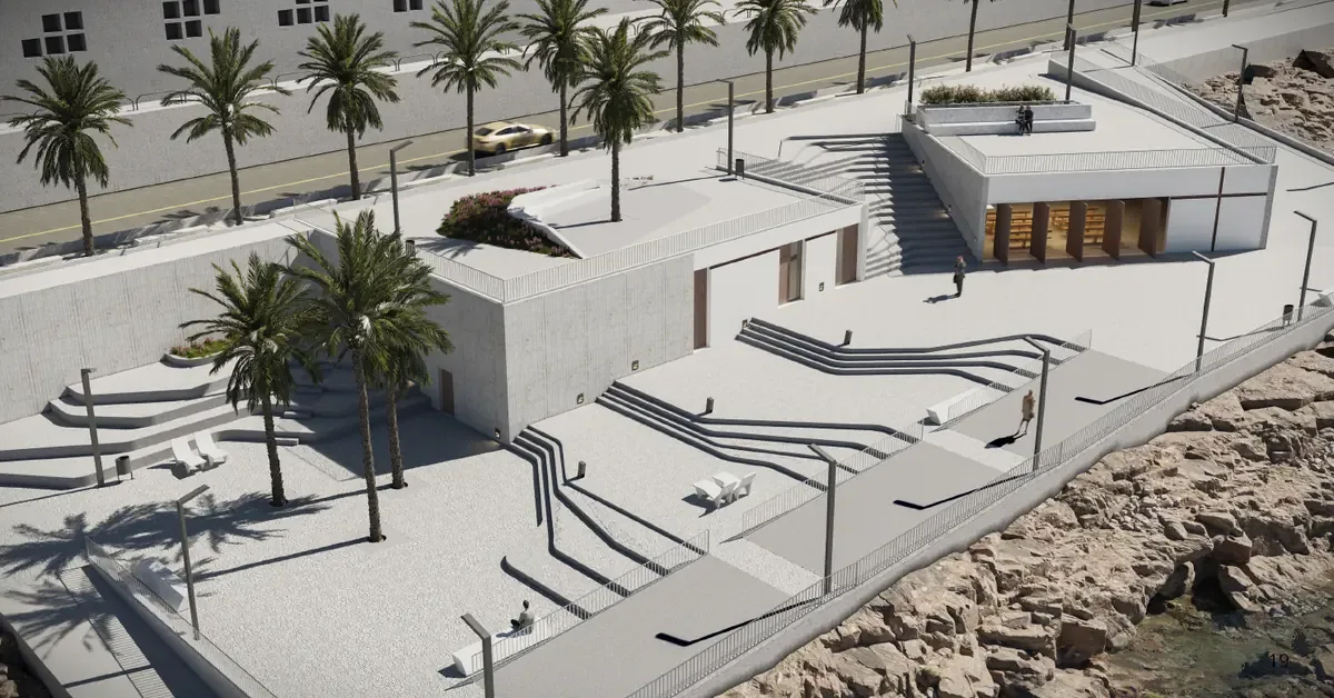 El proyecto busca recuperar el entorno de la playa y mejorar la calidad urbana en Ceuta.