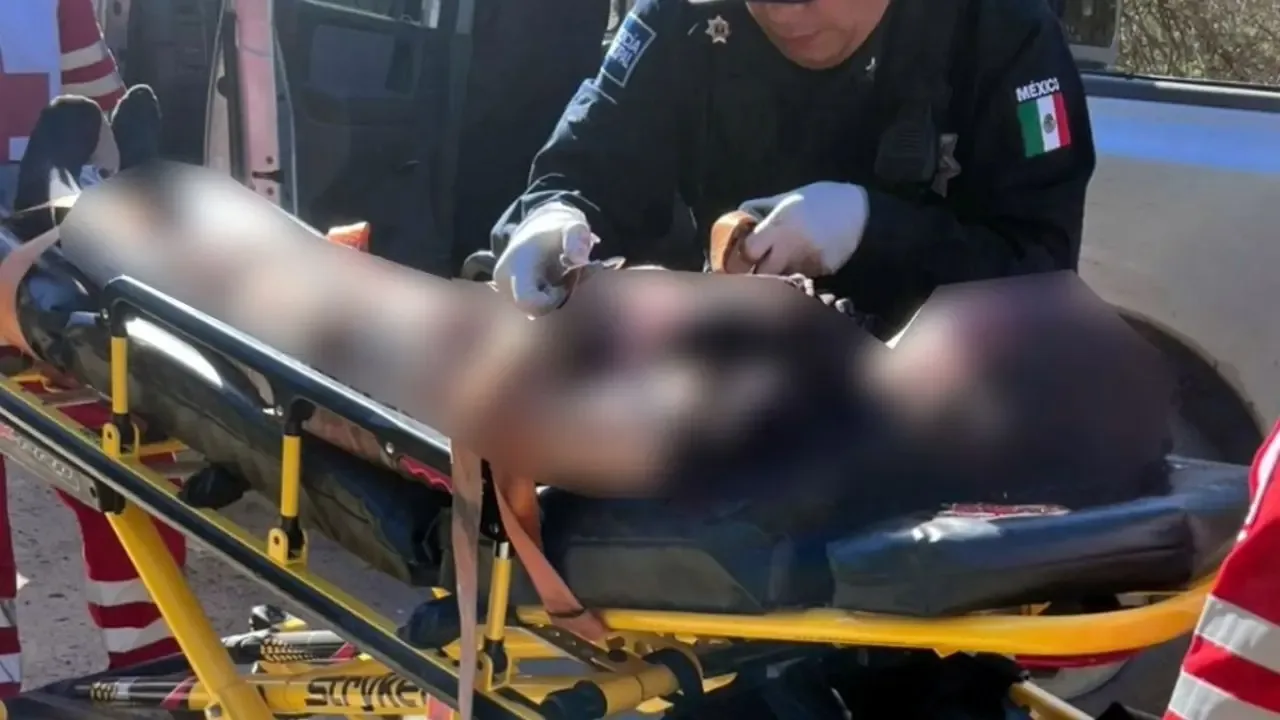 El rancho donde ocurrió el tiroteo en Ensenada, Baja California.